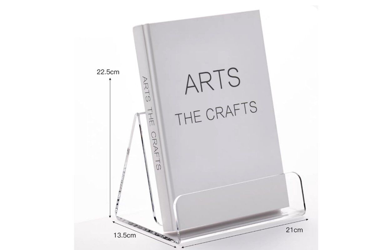 Acrylic Book Stands for Home Organization & Reading Comfort